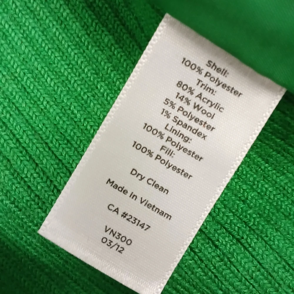 Talbots Sz Lg Quilted Puffer Vest, Like NEW!! - Picture 6 of 7